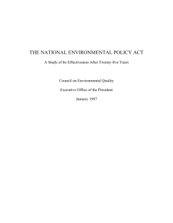 National Environmental Policy Act (NEPA) (42 U.S.C. 4321 et seq.)