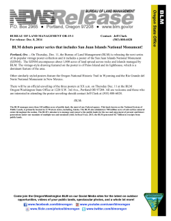 San Juan Poster Press Release