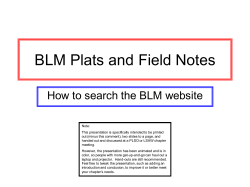 Field Survey Plat View Instructions