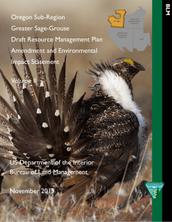Oregon DEIS documents