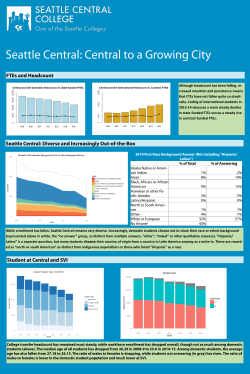Seattle Central Demographics