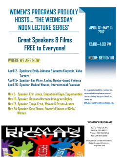 Noon Lecture Series