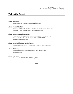 Talk to the Experts [pdf]