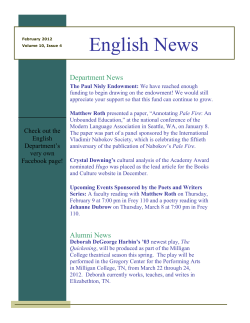 Newsletter, February 2012