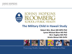 The Military Child in Hawaii