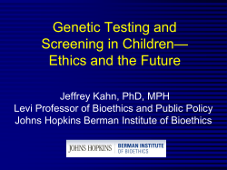 Jeffrey Kahn, PhD, MPH