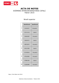 FEBRER 2015