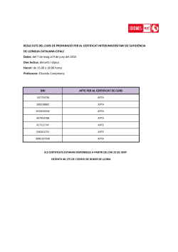 Curs preparaci examen sufici ncia CIFALC