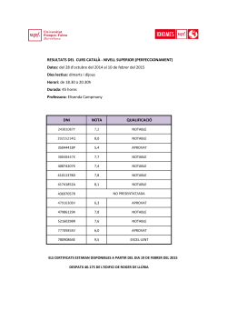 octubre / febrer
