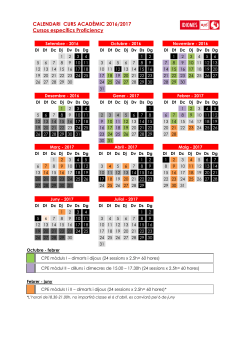 Curs preparaci CPE (C2.1 i C2.2) - 60 h