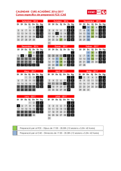 Cursos preparaci FCE i CAE - 45 h