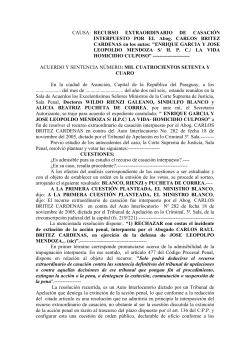 Sentencias Pacto de San Jos 2006 - 2009