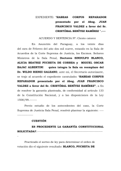 Sentencias MERCOSUR