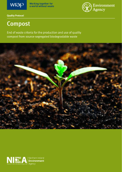 Quality Protocol: Compost
