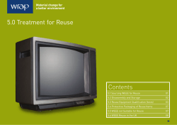 WRAP Treatment for Reuse