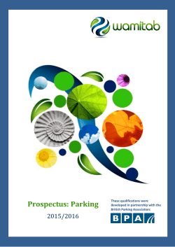 Parking Prospectus