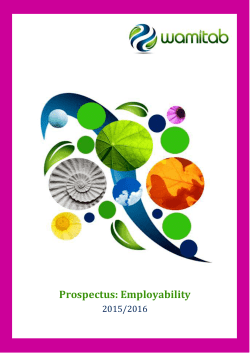 Employability Prospectus