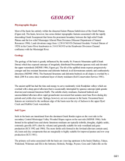 Headwater Diversion Basin Watershed Geology