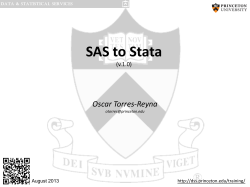 SAS to Stata