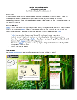 Padlet: A collaboration tool.