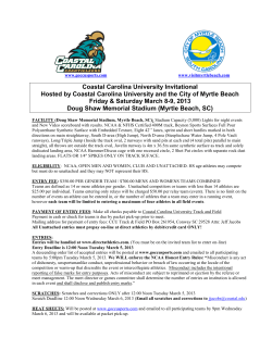 Meet Information/Schedule