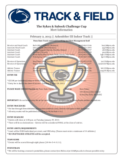 Meet Information/Schedule