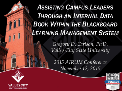 AIRUM 2015 Session Presentation
