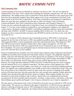 Crooked River Biotic Communities