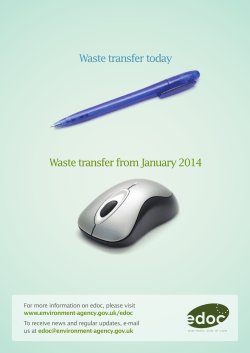 Environment Agency edoc leaflet (accessed December 2013)