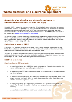Environment Agency WEEE (pdf) (March 2012)