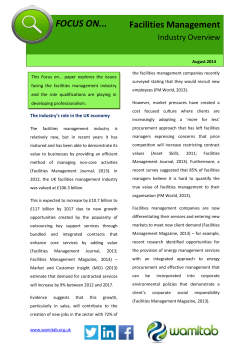 Focus On ... Facilities Management