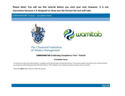 Download the Continuing Competence Tutorial