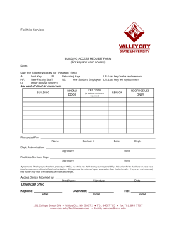 Building Access Request