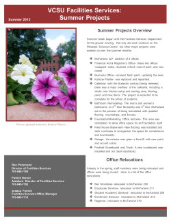 Summer Projects 2012