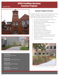 Summer Projects 2013