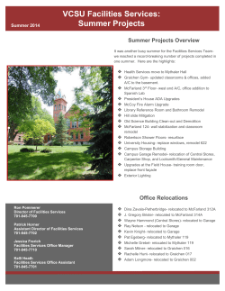 Summer Projects 2014