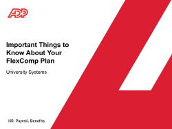 ADP - Flexible Spending Accounts