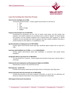 Interviewing and the Law