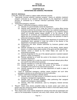 Motor Vehicles: NDCC Section 39-01-03