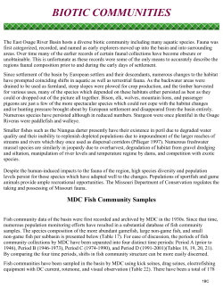 Osage River East Biotic Community
