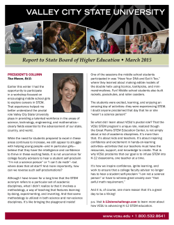 SBHE Report March 2015