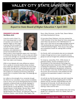 SBHE Report April 2015