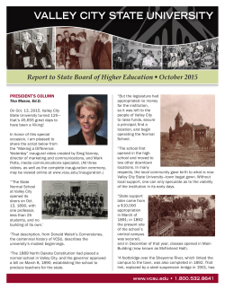 SBHE Report October 2015