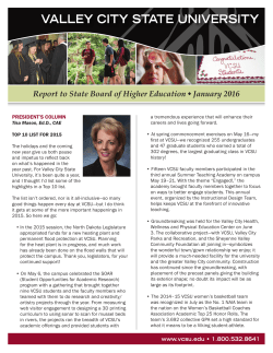SBHE Report January 2016