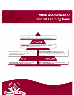 Assessment of Student Learning Book