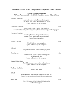 Composers Concert May 2012