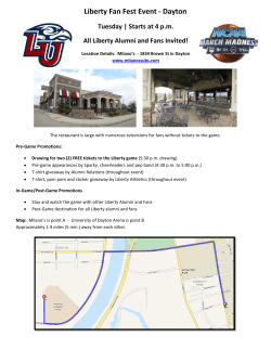 Liberty Fan Fest in Dayton Flyer