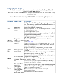 Common Health Concerns