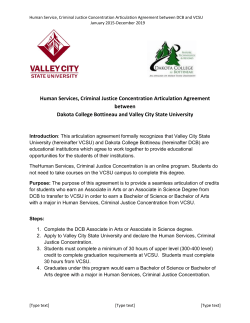 Human Services Criminal Justice Concentration--Dakota College Bottineau to VCSU