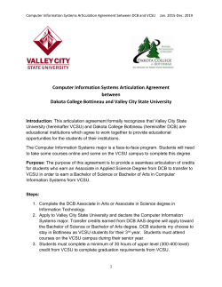 CIS/Information Technology - Dakota College Bottineau to VCSU